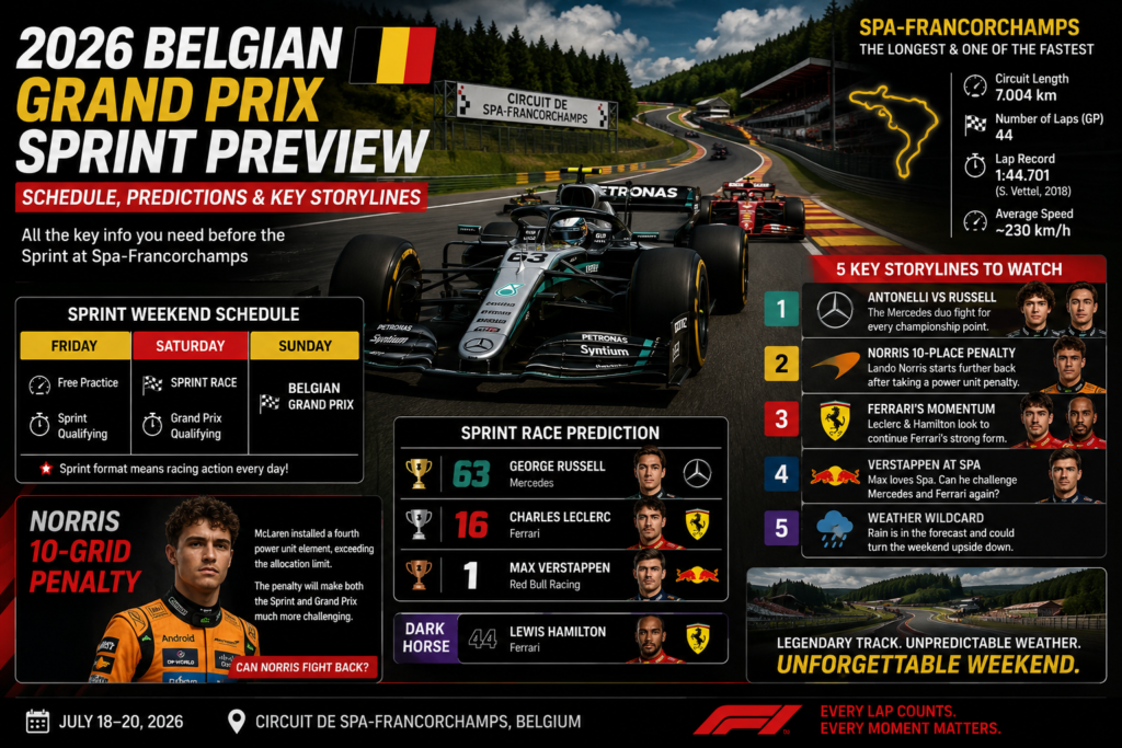 2026 Belgian Grand Prix Sprint Preview: Schedule, Predictions & Key Storylines chatgpt image 2026년 7월 16일 오후 08 28 18