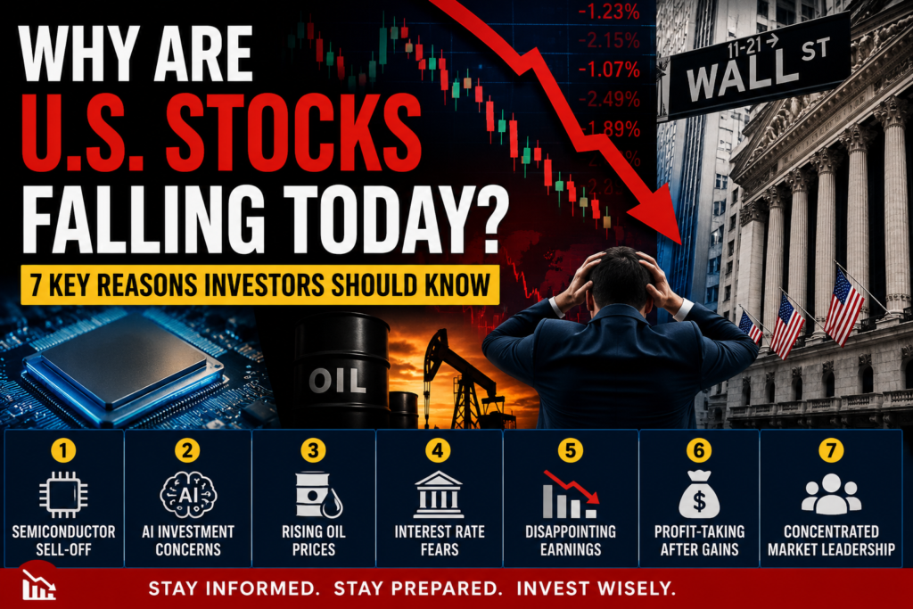 Why Is the U.S. Stock Market Falling Today? Key Reasons Investors Should Know chatgpt image 2026년 7월 19일 오전 11 09 12