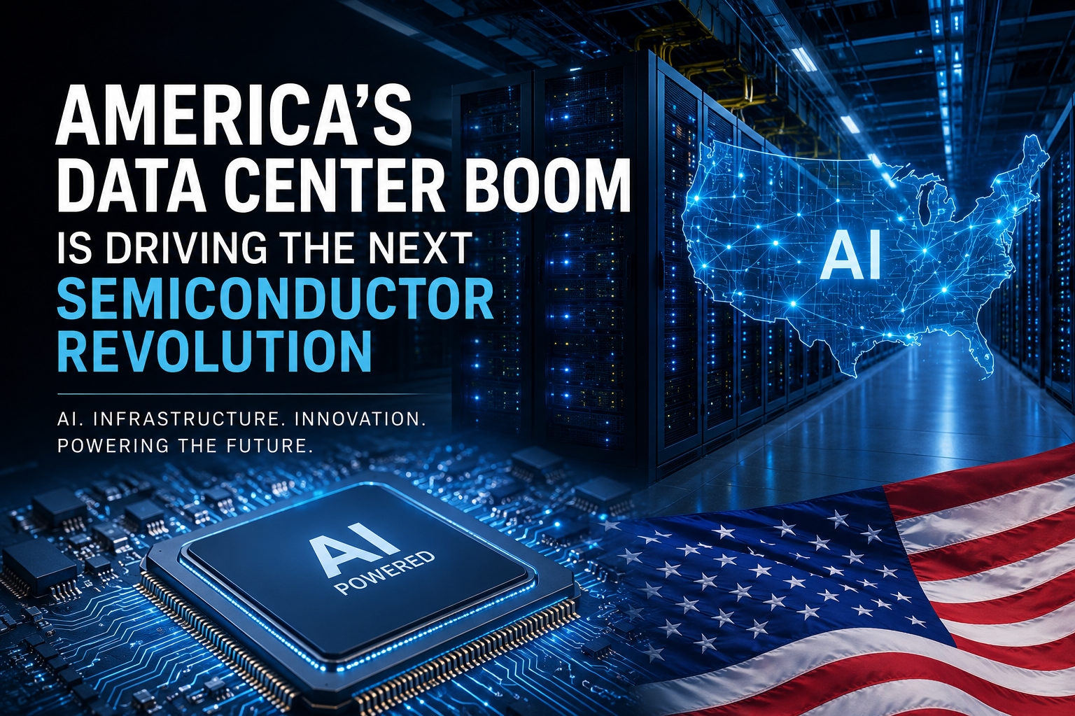 🇺🇸 America’s Data Center Boom Is Driving the Next Semiconductor Revolution