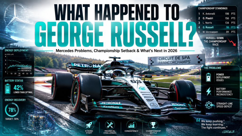 What Happened to George Russell? Mercedes' Biggest Problem and What's Next in 2026 생성된 이미지 1 (13)