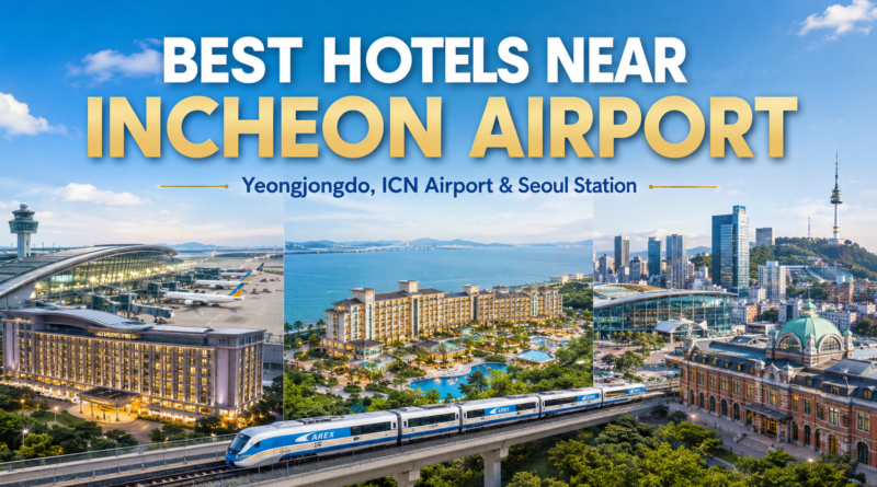 Travel guide to hotels near Incheon Airport, Yeongjongdo resorts and Seoul Station accommodations